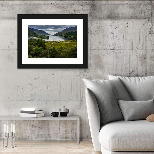Shores Of Loch Shiel Canvas Wall Art-5 Horizontal-Gallery Wrap-22" x 12"-Tiaracle