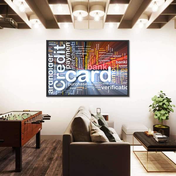 Software Package Box Word Cloud Concept Canvas Wall Art-5 Horizontal-Gallery Wrap-22" x 12"-Tiaracle