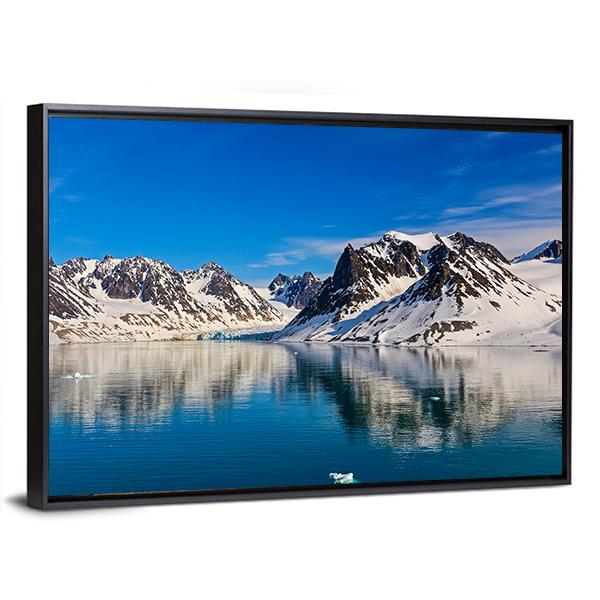 Svalbarden Islands Fjords Canvas Wall Art-5 Horizontal-Gallery Wrap-22" x 12"-Tiaracle