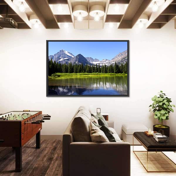 Swift Current Lake Canvas Wall Art-5 Horizontal-Gallery Wrap-22" x 12"-Tiaracle