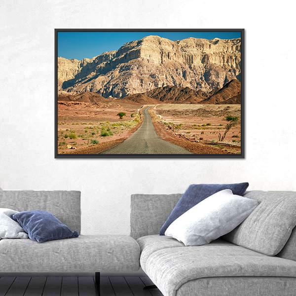 Timna Park Israel Canvas Wall Art-5 Horizontal-Gallery Wrap-22" x 12"-Tiaracle