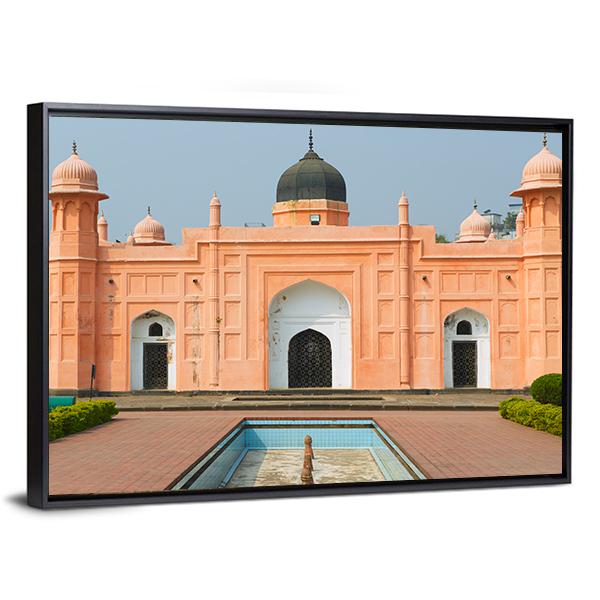 Tomb Of Pari Bibi Canvas Wall Art-1 Piece-Floating Frame-24" x 16"-Tiaracle