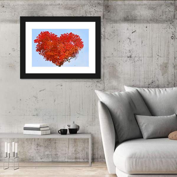 Tree Of Love Canvas Wall Art-5 Horizontal-Gallery Wrap-22" x 12"-Tiaracle
