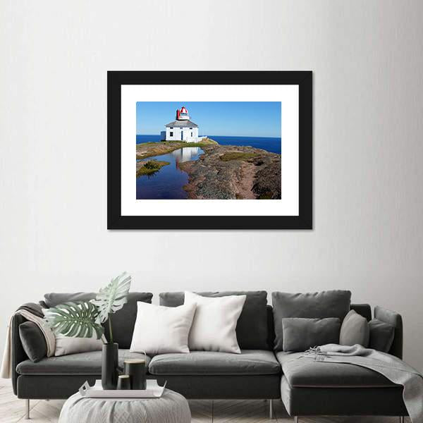 View Of Cape Spear In Canada Canvas Wall Art-5 Horizontal-Gallery Wrap-22" x 12"-Tiaracle