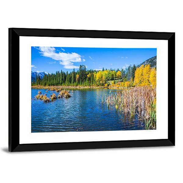Warm Summer On The Lake Vermillon Canvas Wall Art-5 Horizontal-Gallery Wrap-22" x 12"-Tiaracle