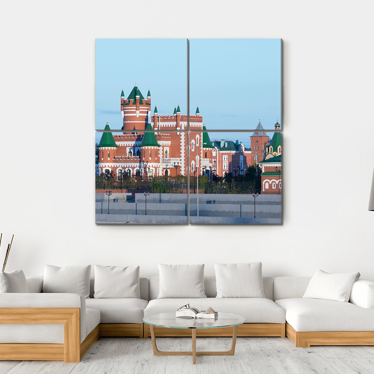 Yoshkar-Ola Russia Canvas Wall Art-4 Square-Gallery Wrap-17" x 17"-Tiaracle