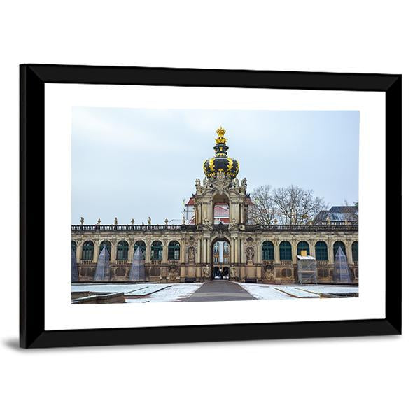 Zwinger Palace Germany Canvas Wall Art-5 Horizontal-Gallery Wrap-22" x 12"-Tiaracle