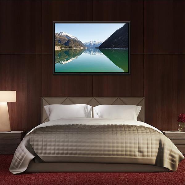 Achensee Lake Austria Canvas Wall Art-3 Horizontal-Gallery Wrap-25" x 16"-Tiaracle
