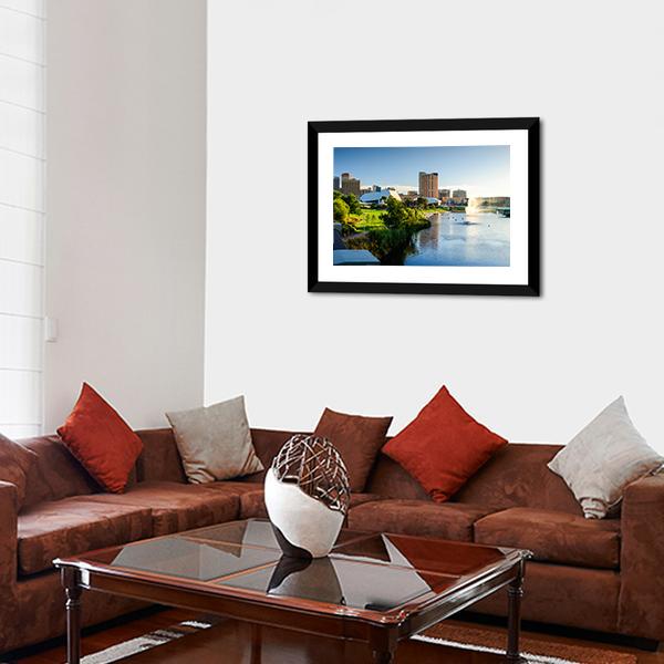 Adelaide City Canvas Wall Art-3 Horizontal-Gallery Wrap-25" x 16"-Tiaracle