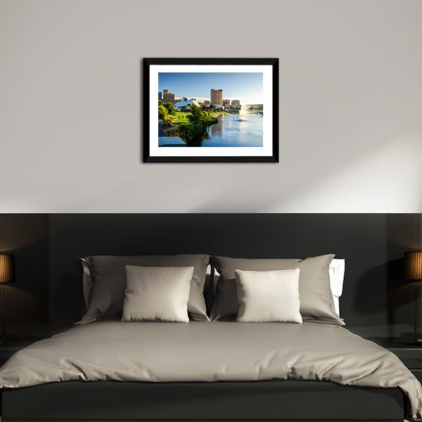 Adelaide City Canvas Wall Art-3 Horizontal-Gallery Wrap-25" x 16"-Tiaracle