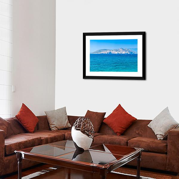 Adriatic Island Krk Canvas Wall Art-3 Horizontal-Gallery Wrap-25" x 16"-Tiaracle