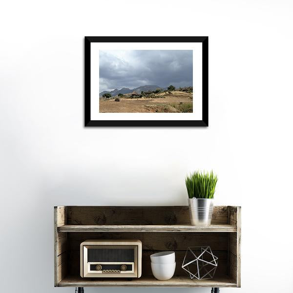Agriculture In Africa Canvas Wall Art-1 Piece-Framed Print-20" x 16"-Tiaracle