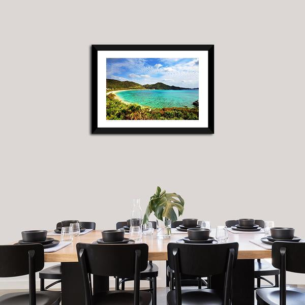 Aharen Beach Canvas Wall Art-3 Horizontal-Gallery Wrap-25" x 16"-Tiaracle