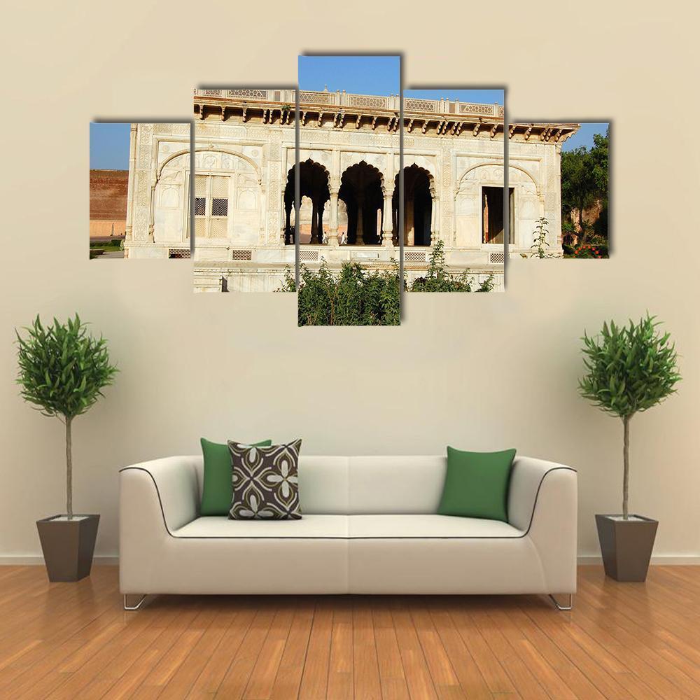 Alamgiri Gate In Lahore Canvas Wall Art-5 Star-Gallery Wrap-62" x 32"-Tiaracle