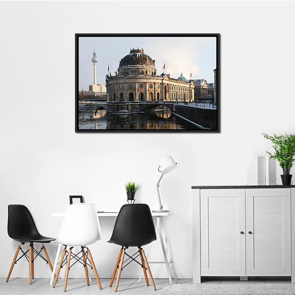 Alexander Museum In Berlin Vertical Canvas Wall Art-3 Vertical-Gallery Wrap-12" x 25"-Tiaracle