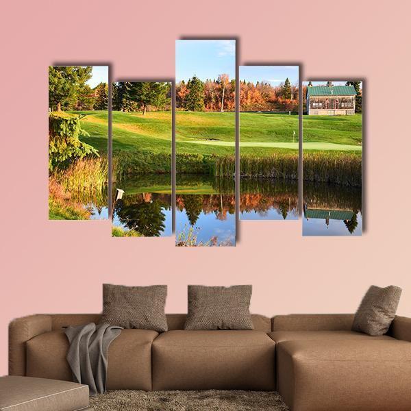 Algonquin Provincial Park Canvas Wall Art-5 Pop-Gallery Wrap-47" x 32"-Tiaracle