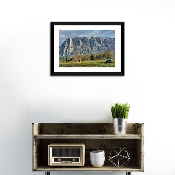 Alluitz Urkiola Mountain Panoramic Canvas Wall Art-1 Piece-36" x 12"-Tiaracle