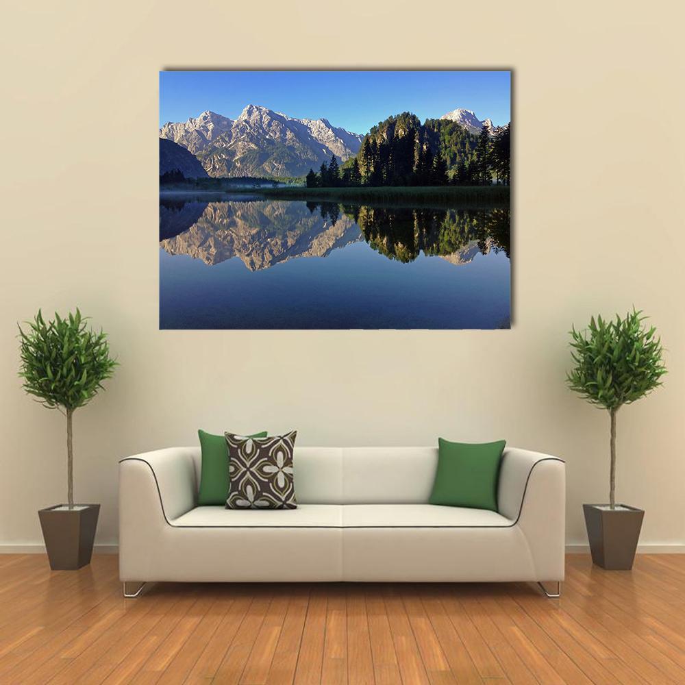 Almsee In Austria Canvas Wall Art-1 Piece-Gallery Wrap-48" x 32"-Tiaracle