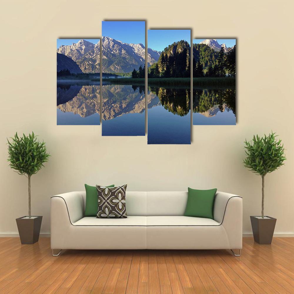 Almsee In Austria Canvas Wall Art-4 Pop-Gallery Wrap-50" x 32"-Tiaracle