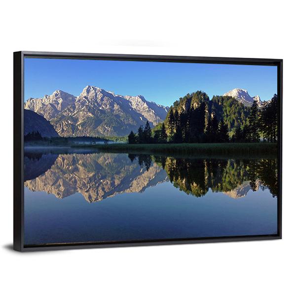 Almsee In Austria Canvas Wall Art-3 Horizontal-Gallery Wrap-25" x 16"-Tiaracle