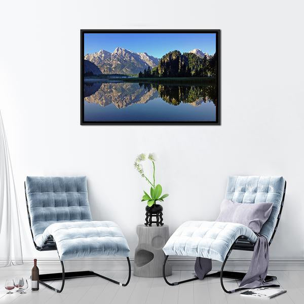 Almsee In Austria Canvas Wall Art-3 Horizontal-Gallery Wrap-25" x 16"-Tiaracle