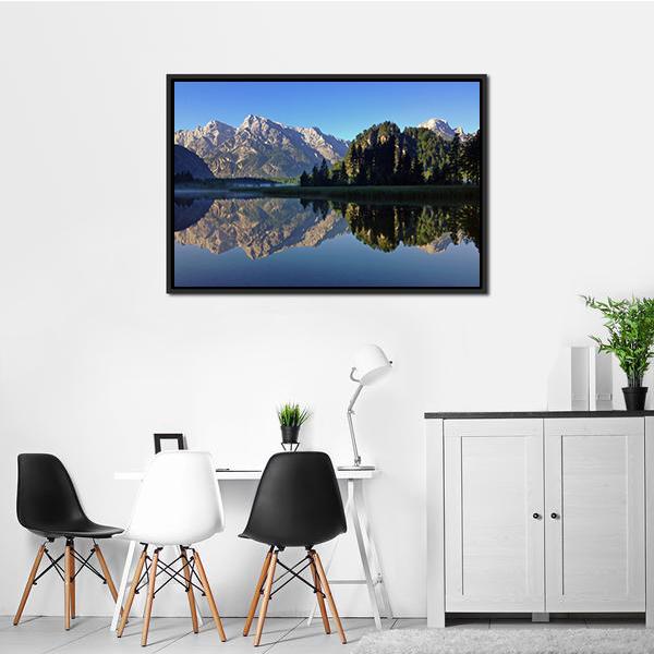 Almsee In Austria Canvas Wall Art-3 Horizontal-Gallery Wrap-25" x 16"-Tiaracle