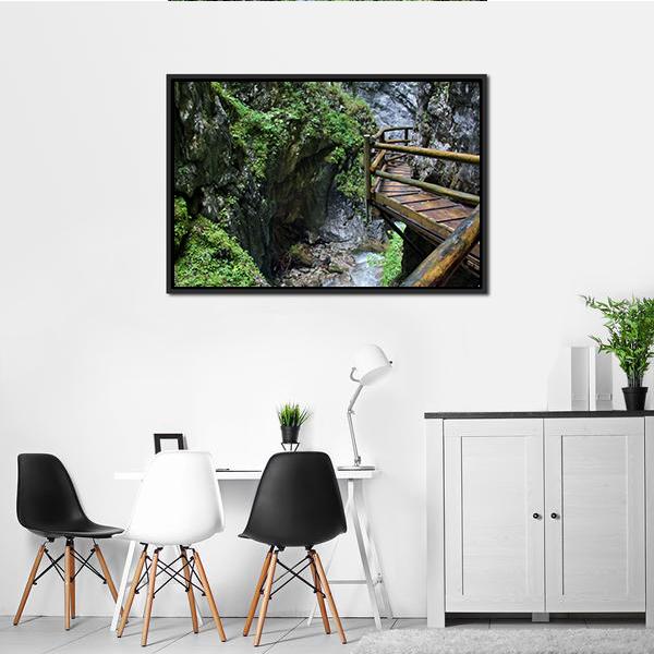 Alps In Austria Vertical Canvas Wall Art-3 Vertical-Gallery Wrap-12" x 25"-Tiaracle