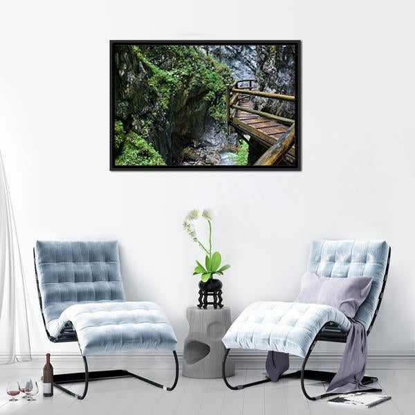 Alps In Austria Vertical Canvas Wall Art-3 Vertical-Gallery Wrap-12" x 25"-Tiaracle