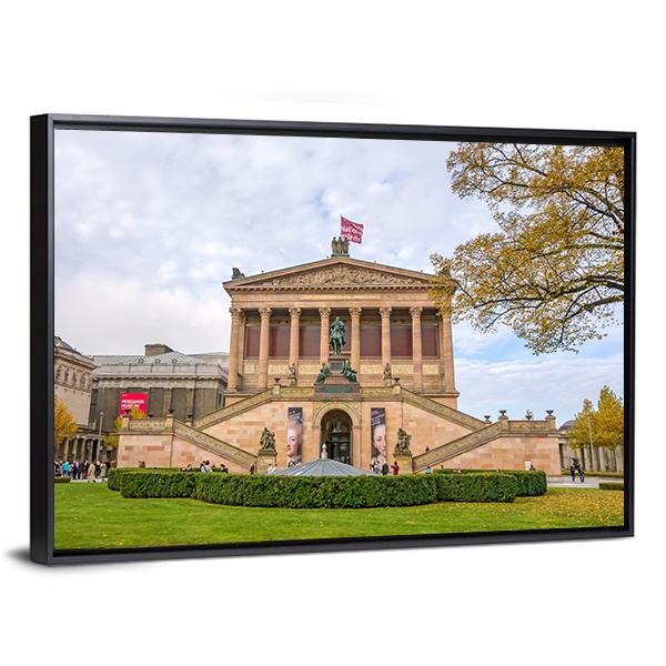 Alte Nationalgalerie Canvas Wall Art-3 Horizontal-Gallery Wrap-25" x 16"-Tiaracle