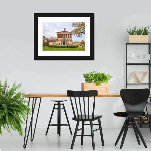 Alte Nationalgalerie Canvas Wall Art-3 Horizontal-Gallery Wrap-25" x 16"-Tiaracle