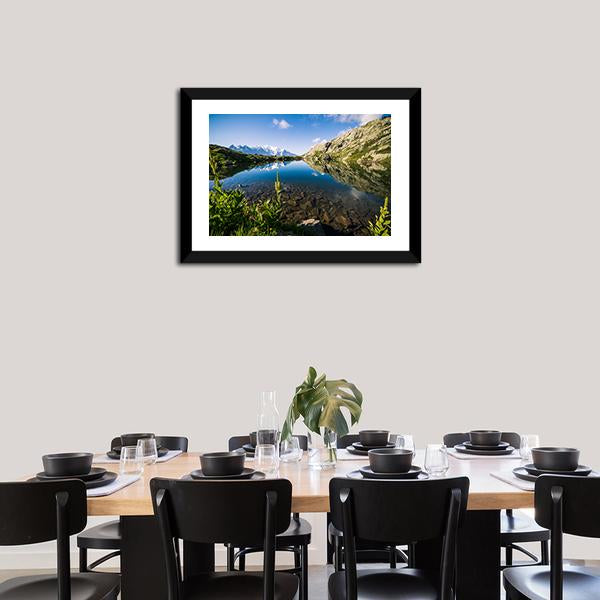 Altitude Lake Canvas Wall Art-3 Horizontal-Gallery Wrap-25" x 16"-Tiaracle