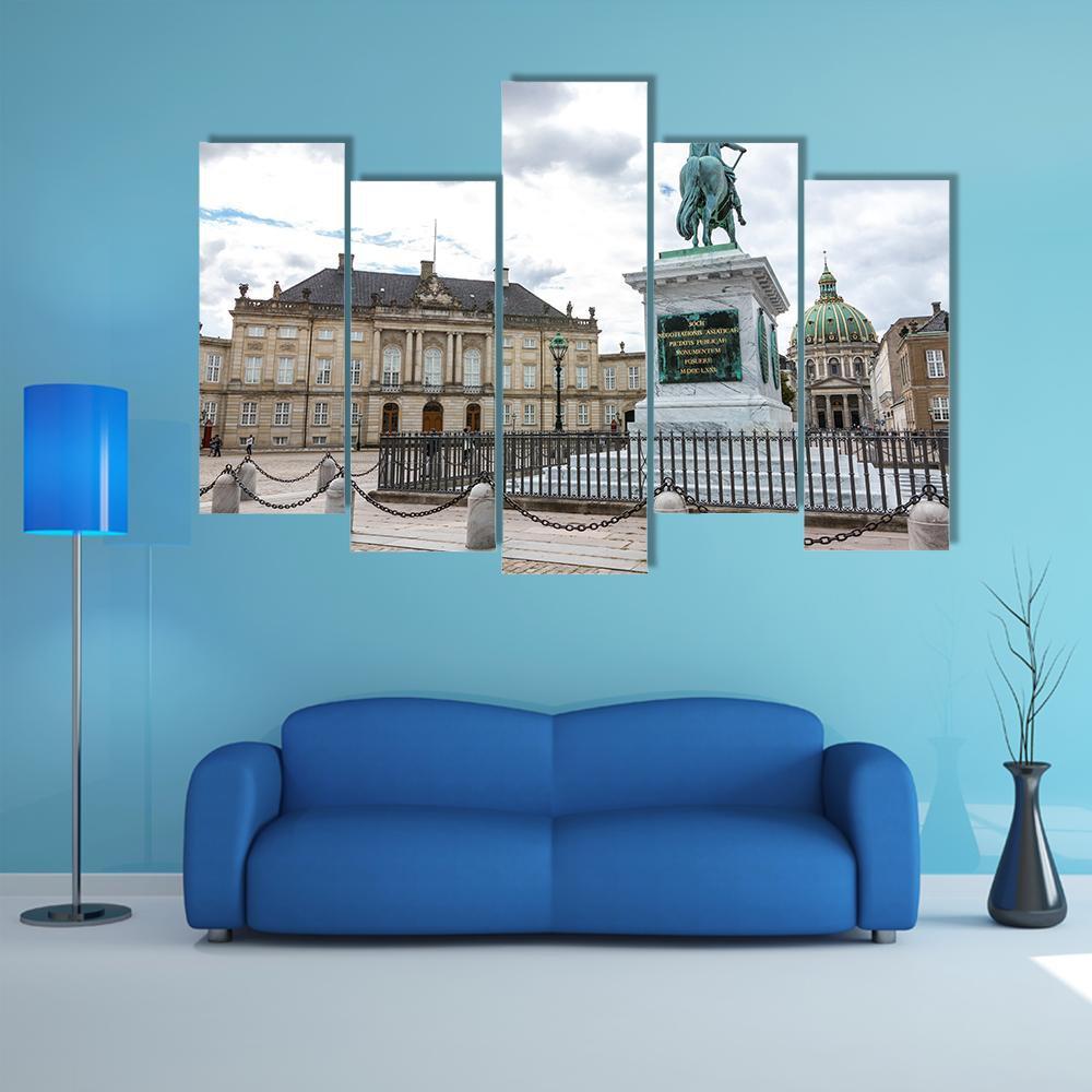 Amalienborg Palace Museum Canvas Wall Art-5 Pop-Gallery Wrap-47" x 32"-Tiaracle