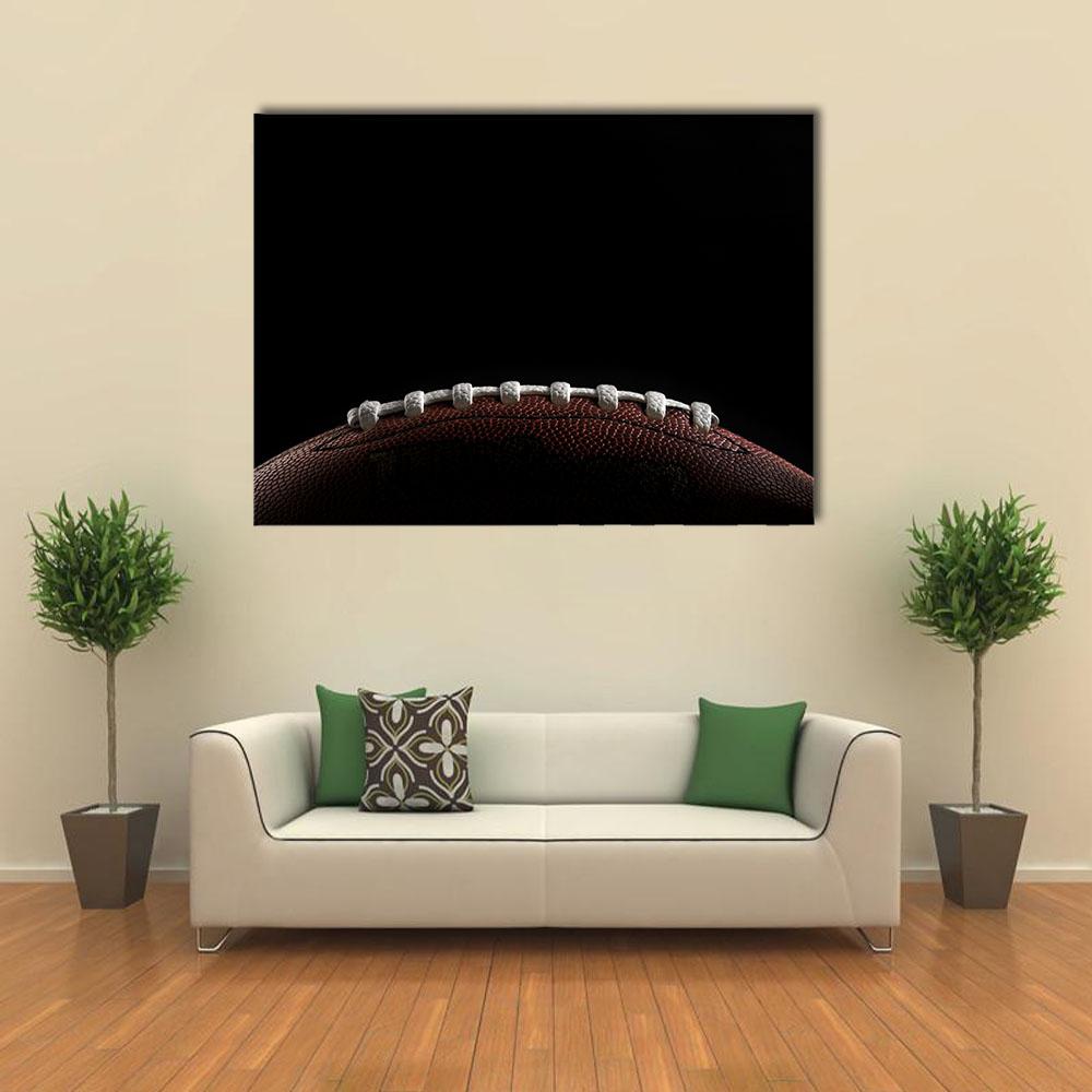 American Football Canvas Wall Art-1 Piece-Gallery Wrap-24" x 16"-Tiaracle