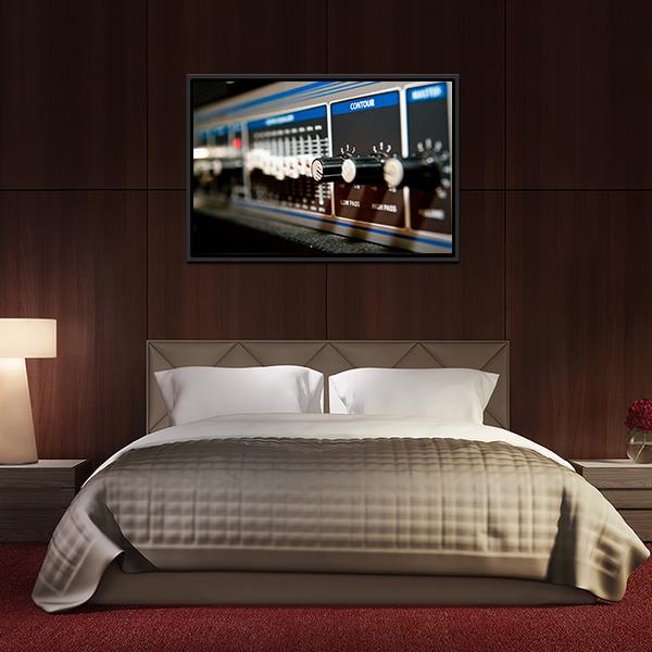 Amplifier Equipment Canvas Wall Art-3 Horizontal-Gallery Wrap-25" x 16"-Tiaracle