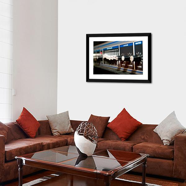 Amplifier Equipment Canvas Wall Art-3 Horizontal-Gallery Wrap-25" x 16"-Tiaracle