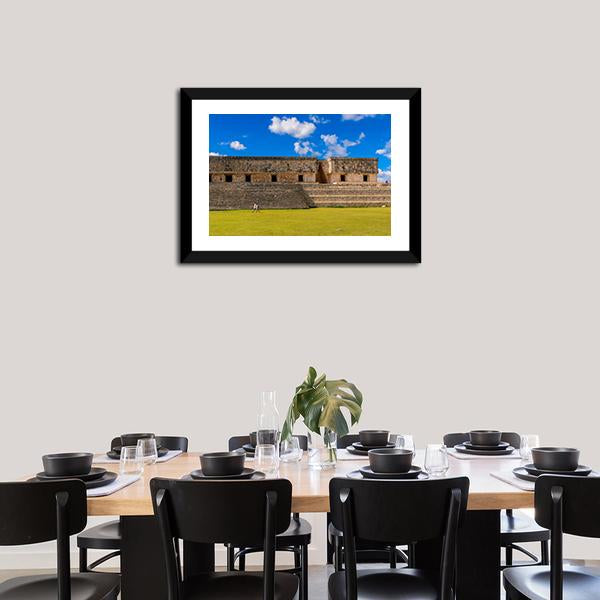 Ancient Maya City Panoramic Canvas Wall Art-1 Piece-36" x 12"-Tiaracle