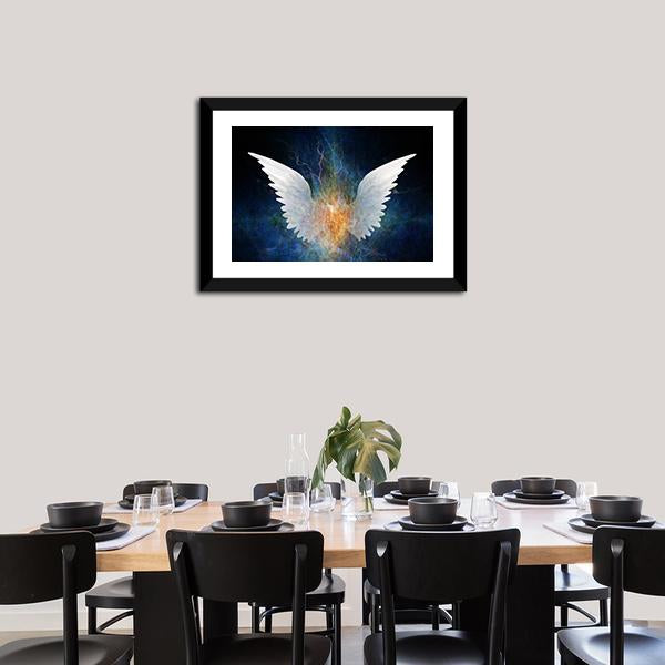Angel Concept Canvas Wall Art-5 Horizontal-Gallery Wrap-22" x 12"-Tiaracle