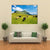 Animals In Highland Alpine Meadow Canvas Wall Art-4 Pop-Gallery Wrap-50" x 32"-Tiaracle