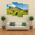 Animals In Highland Alpine Meadow Canvas Wall Art-4 Pop-Gallery Wrap-50" x 32"-Tiaracle