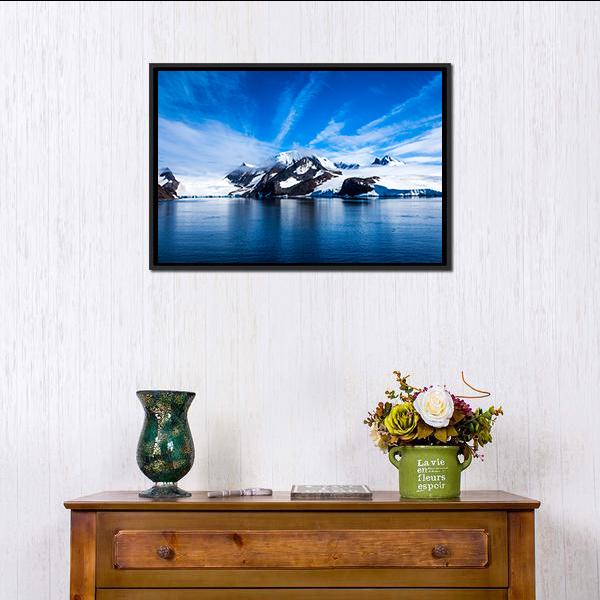 Antarctica Natural Beauty Panoramic Canvas Wall Art-1 Piece-36" x 12"-Tiaracle