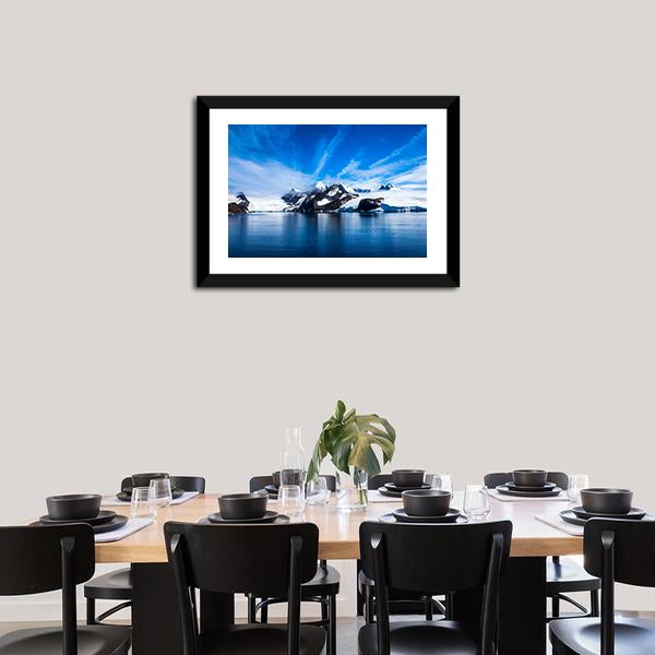 Antarctica Natural Beauty Panoramic Canvas Wall Art-1 Piece-36" x 12"-Tiaracle