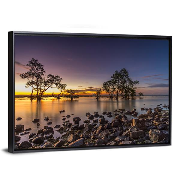 Anyer Laguna Beach Canvas Wall Art-5 Horizontal-Gallery Wrap-22" x 12"-Tiaracle