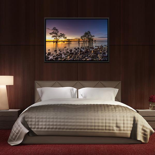 Anyer Laguna Beach Canvas Wall Art-5 Horizontal-Gallery Wrap-22" x 12"-Tiaracle