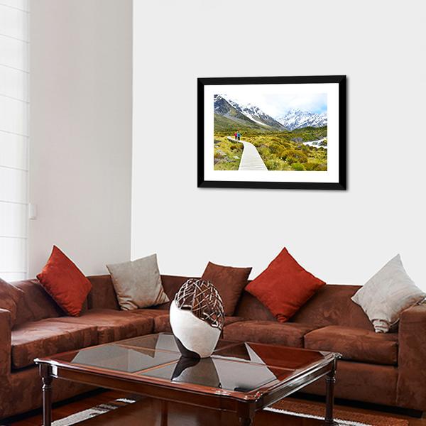 Aoraki Mount Cook National Park Canvas Wall Art-3 Horizontal-Gallery Wrap-25" x 16"-Tiaracle