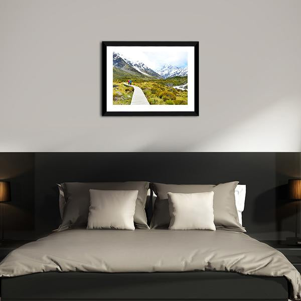 Aoraki Mount Cook National Park Canvas Wall Art-3 Horizontal-Gallery Wrap-25" x 16"-Tiaracle