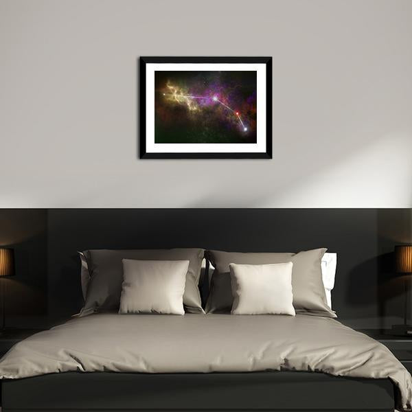Aries Constellation Canvas Wall Art-3 Horizontal-Gallery Wrap-25" x 16"-Tiaracle