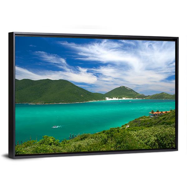 Arraial Do Cabo Canvas Wall Art-3 Horizontal-Gallery Wrap-25" x 16"-Tiaracle