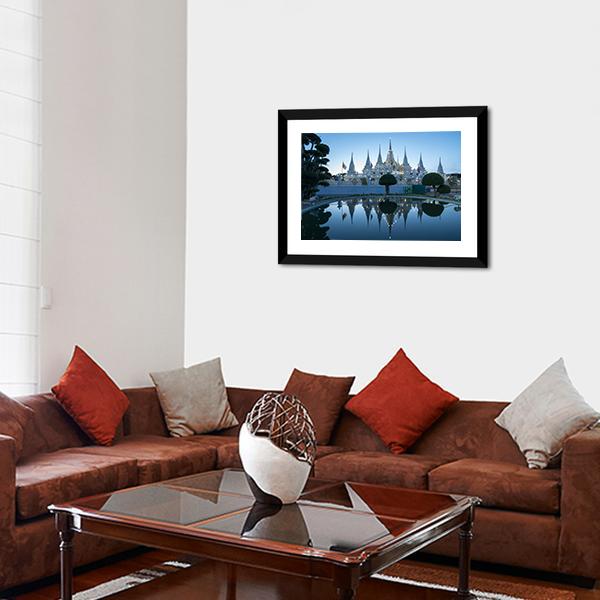 Asokaram Temple Canvas Wall Art-5 Horizontal-Gallery Wrap-22" x 12"-Tiaracle