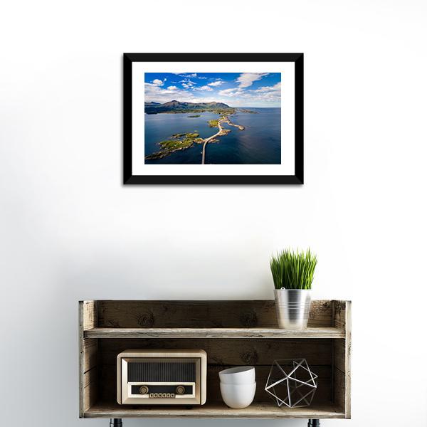 Atlantic Ocean Road Panoramic Canvas Wall Art-1 Piece-36" x 12"-Tiaracle
