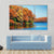 Autumn Colorful Foliage With Lake Canvas Wall Art-3 Horizontal-Gallery Wrap-37" x 24"-Tiaracle